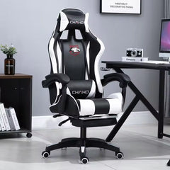 WCG Gaming Chair Computer Chair High-Quality Gaming Chair Leather Internet LOL Internet Cafe Racing Chair Office Chair Gamer New